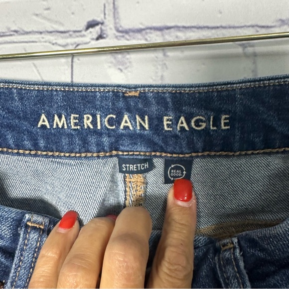 American Eagle Outfitters Blue Denim Jeans Size 6 - Picture 3 of 5